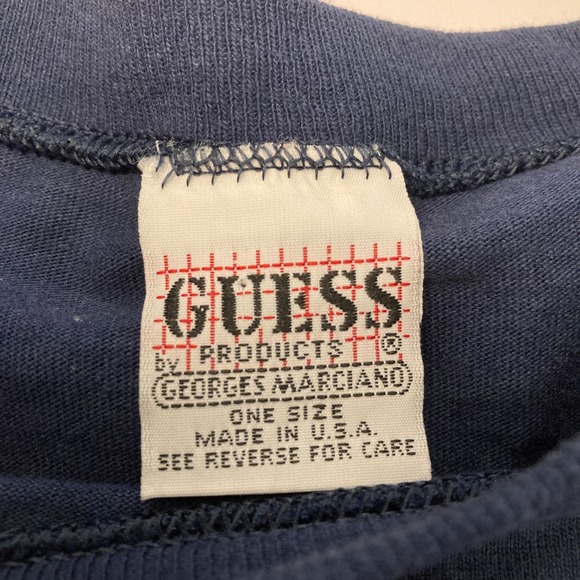 Vtg‎ Guess Shirt Mens One Size Short Sleeve George Marciano Single Stitch USA - Picture 3 of 9